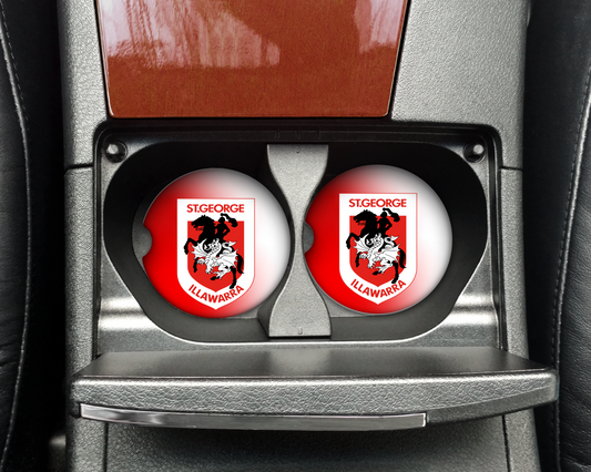 St George Dragons Car Coasters (001)