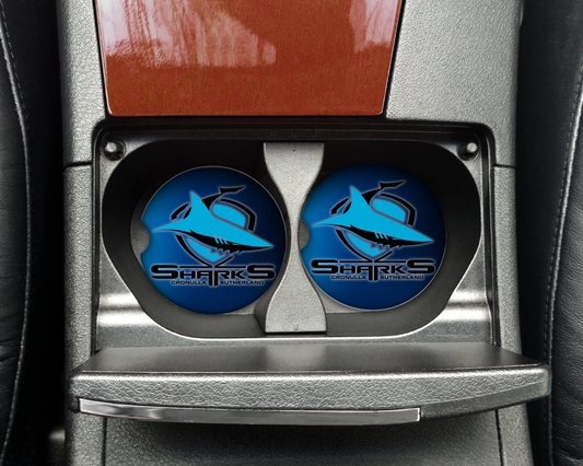 Cronulla Sharks Car Coasters (001)