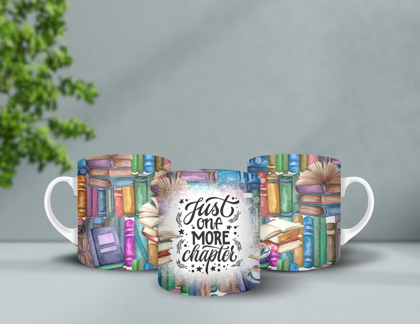 Just One More Chapter Ceramic Mug