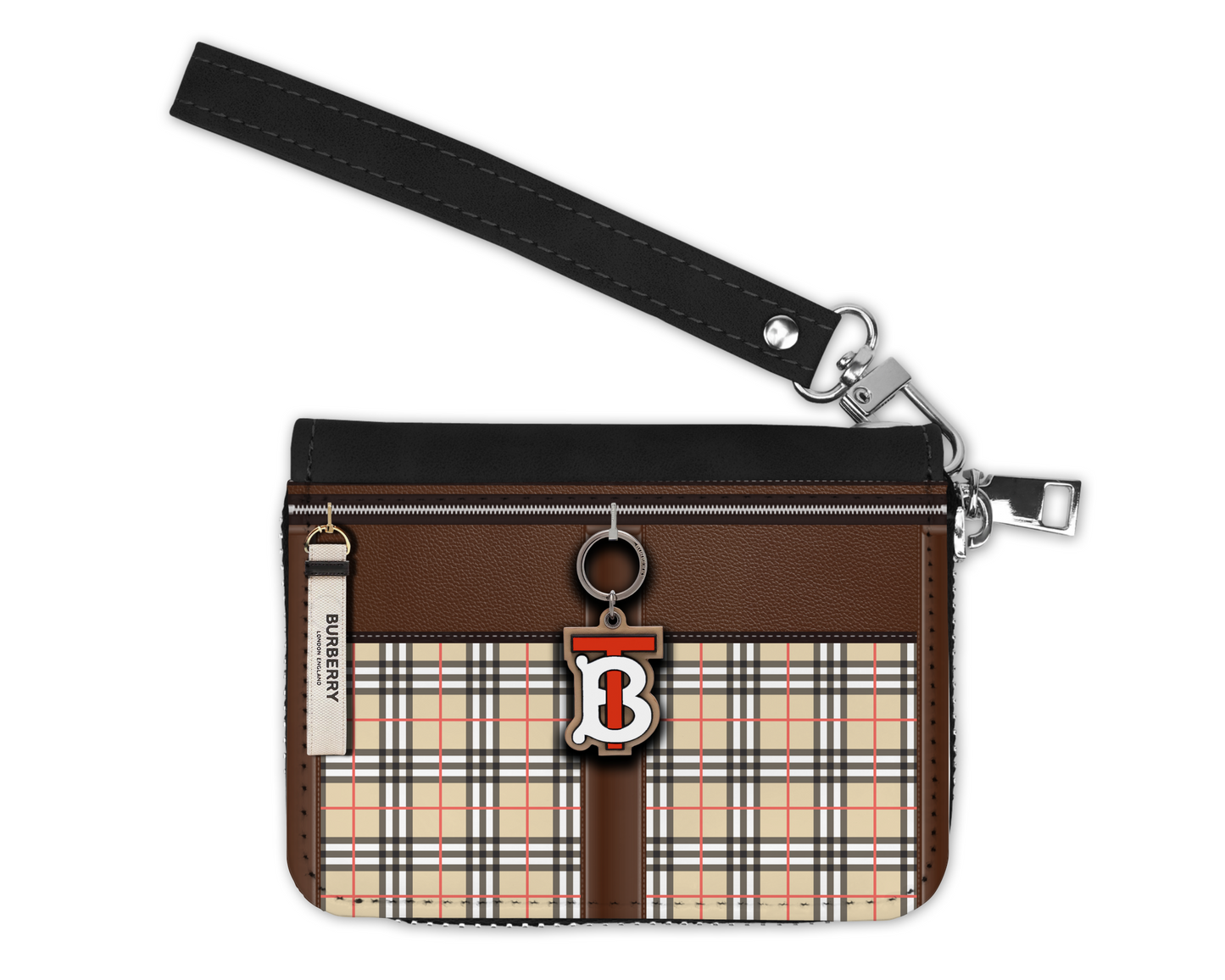 Burberry Inspired Leather Purse/Coin Purse (002)