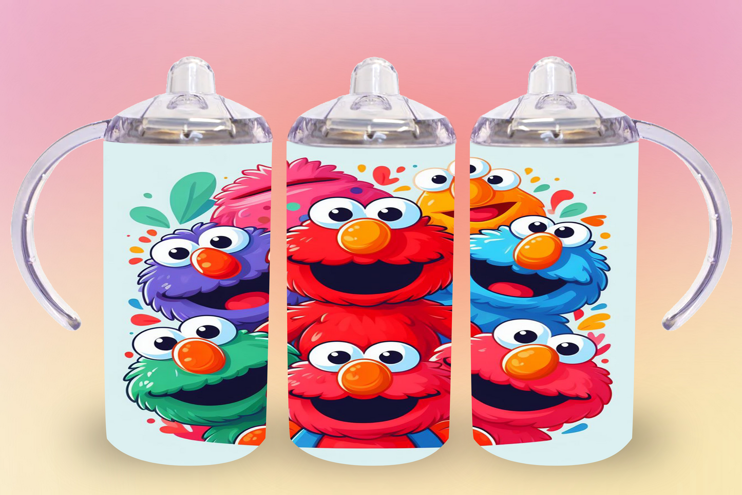 Colors of Elmo Sippy Cup / Kids Bottle