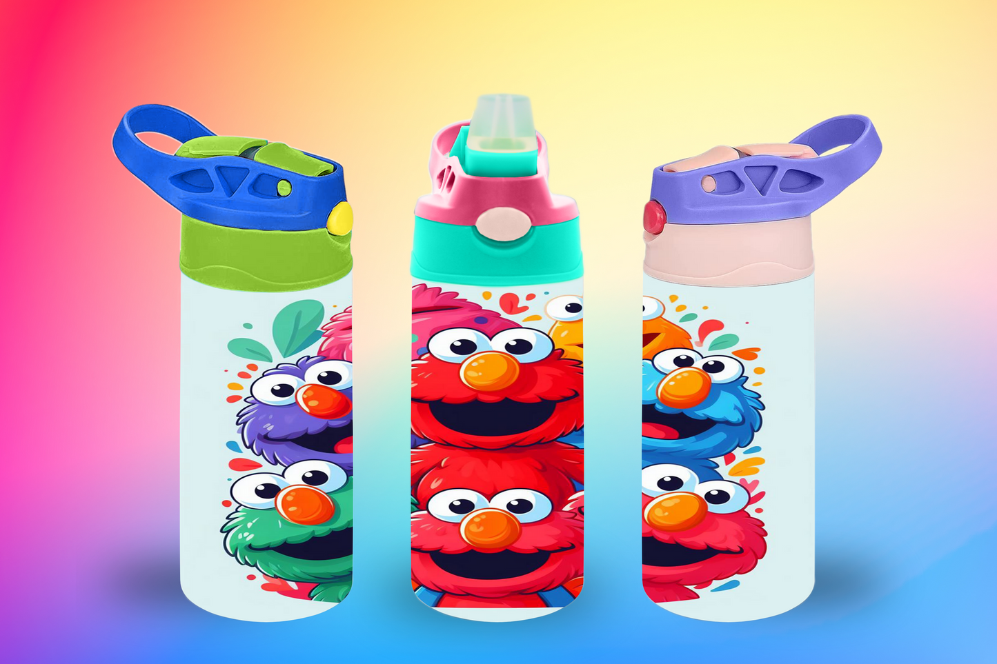 Colors of Elmo Sippy Cup / Kids Bottle