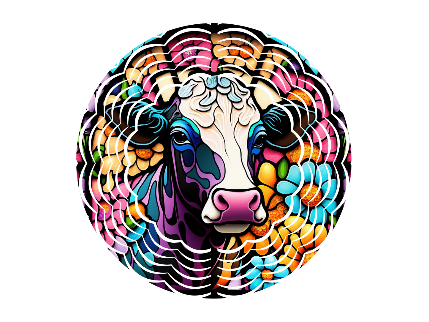 Cow Wind Spinner