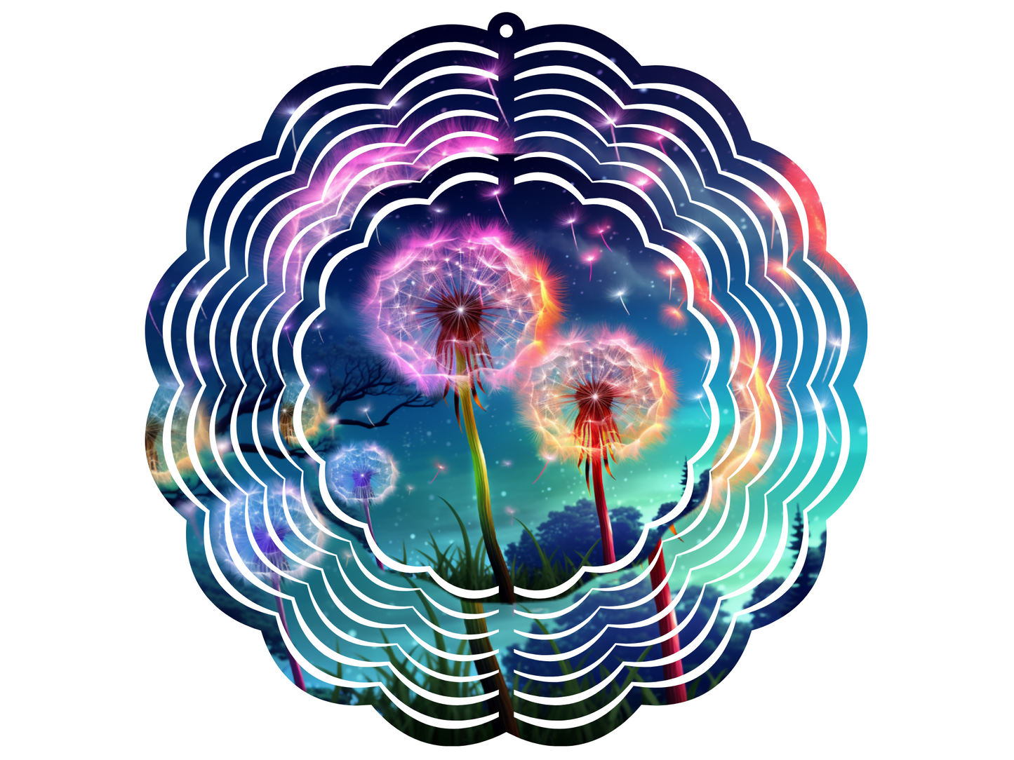 Dandelions Galaxy Wind Spinner