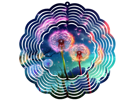 Dandelions Galaxy Wind Spinner