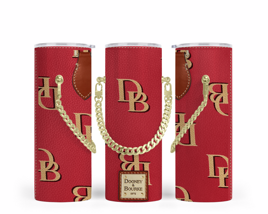 Dooney & Bourke Handbag Inspired Chain Tumbler (001)