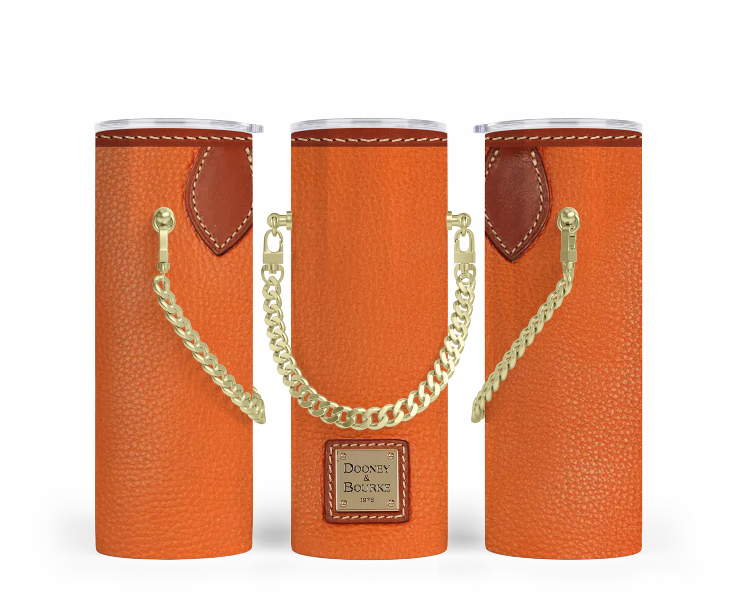 Dooney & Bourke Handbag Inspired Chain Tumbler (004)