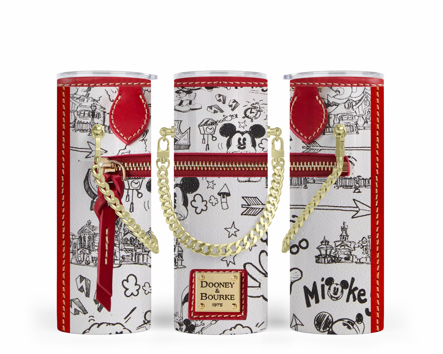 Dooney & Bourke Handbag Inspired Chain Tumbler (005)