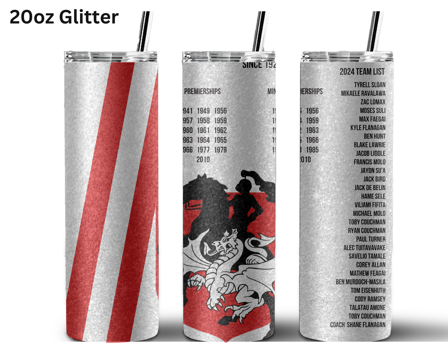 St George Dragons 2024 Fan Tumbler