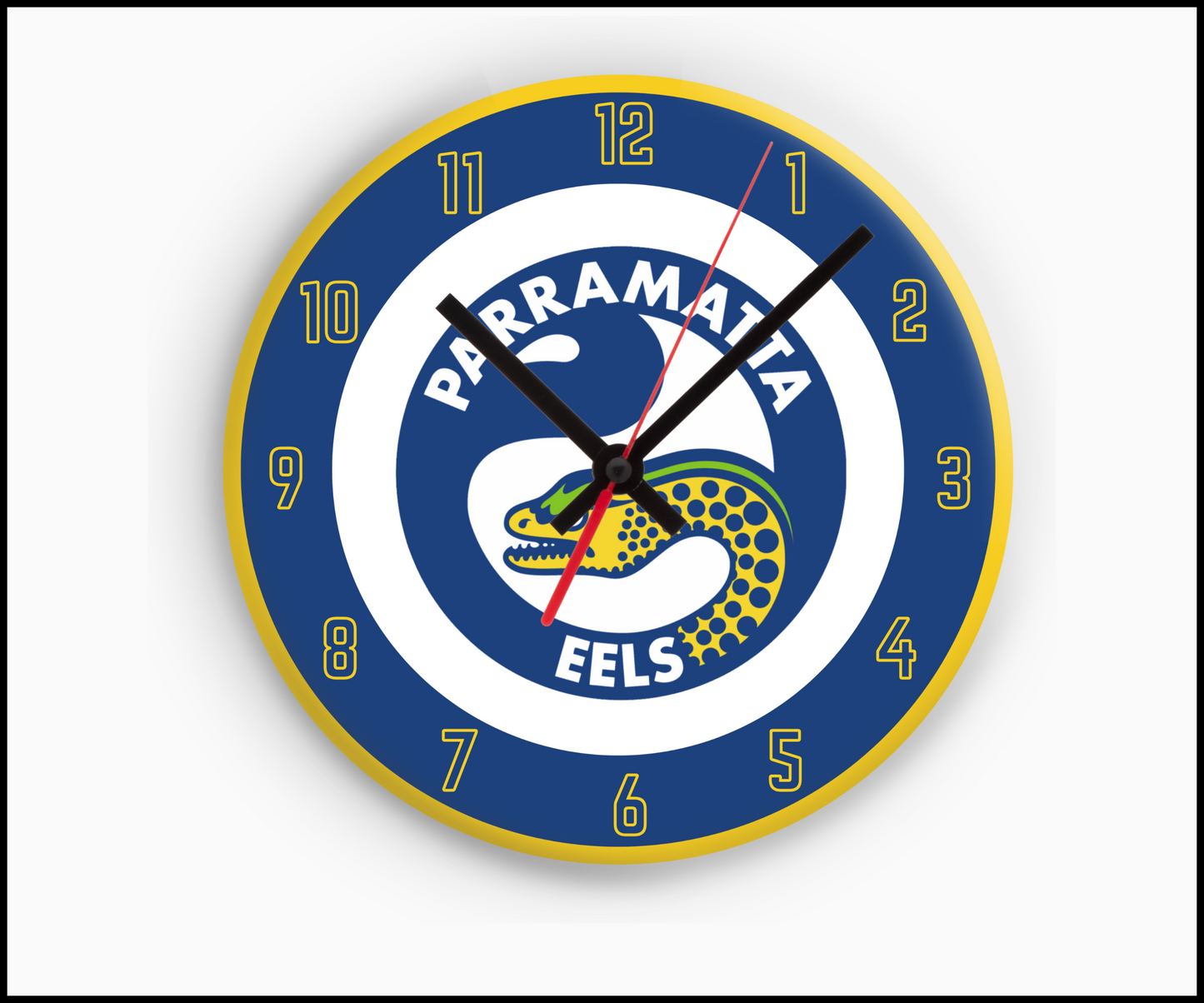 Parramatta Eels Sublimated Clock (Round)