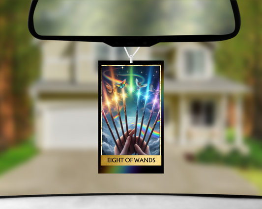 Eight of Wands Car Air Freshener