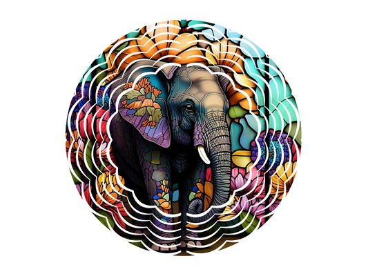 Elephant Wind Spinner