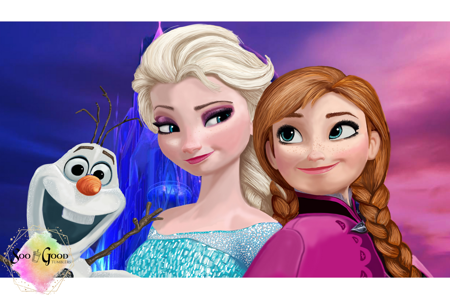 Elsa, Anna & Olaf Sippy Cup / Kids Bottle