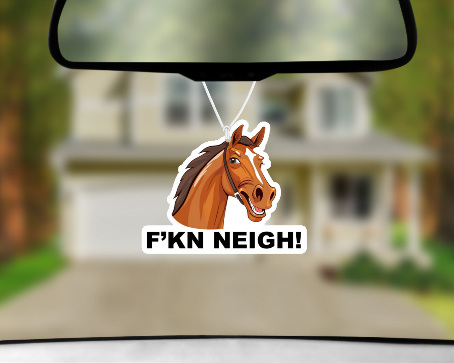 F'kin Neigh Car Air Freshener