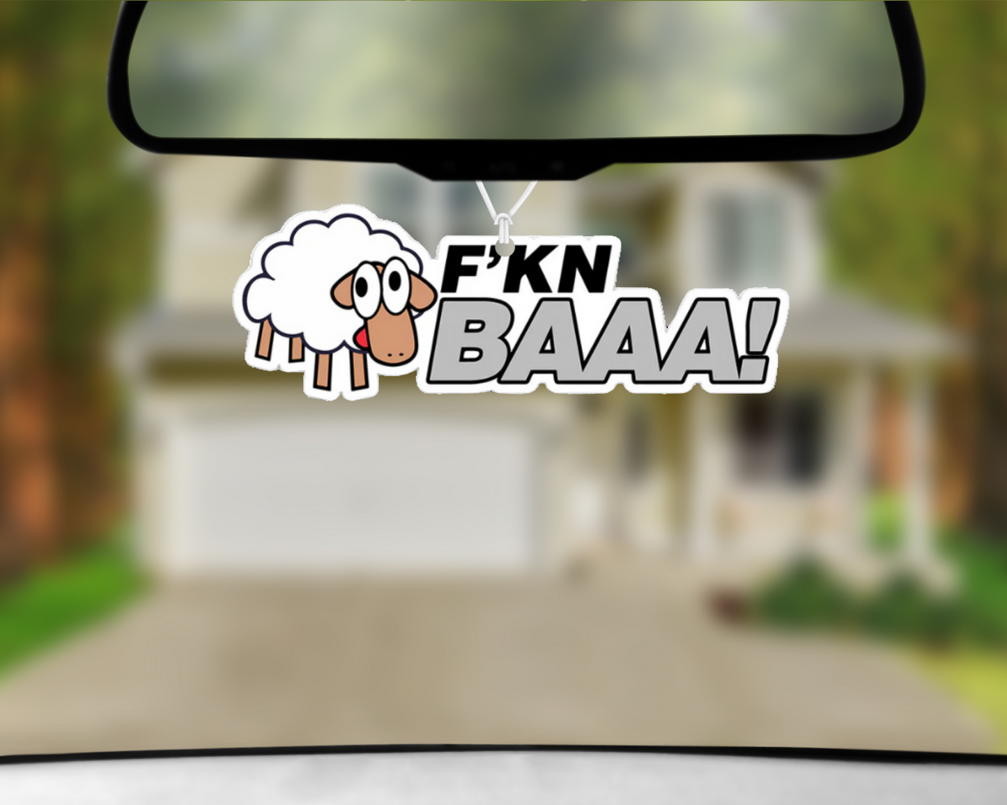 F'kin Baa Car Air Freshener