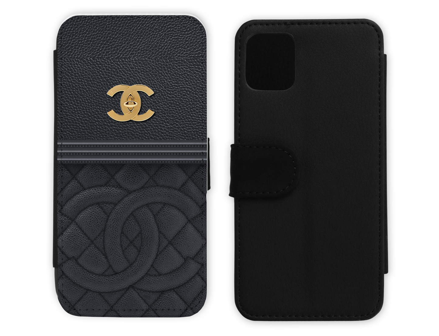 Chanel Inspired Leather Flip Case (008)