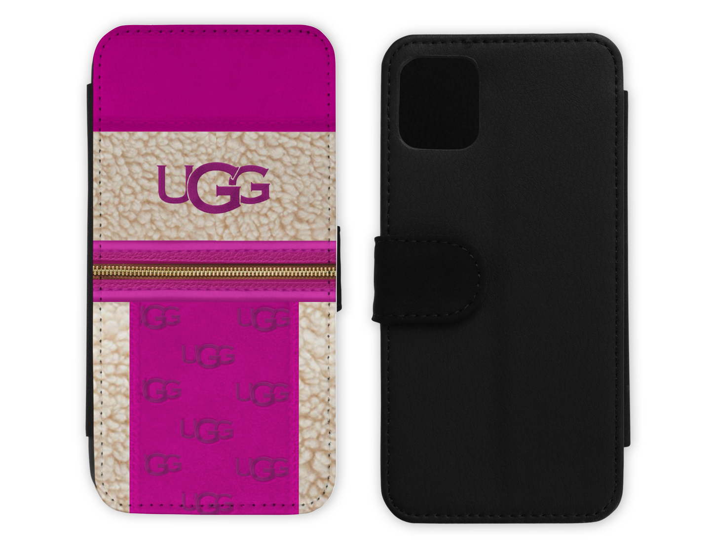 Ugg Inspired Leather Flip Case (001)