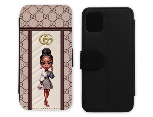 Gucci Inspired Leather Flip Case (007)