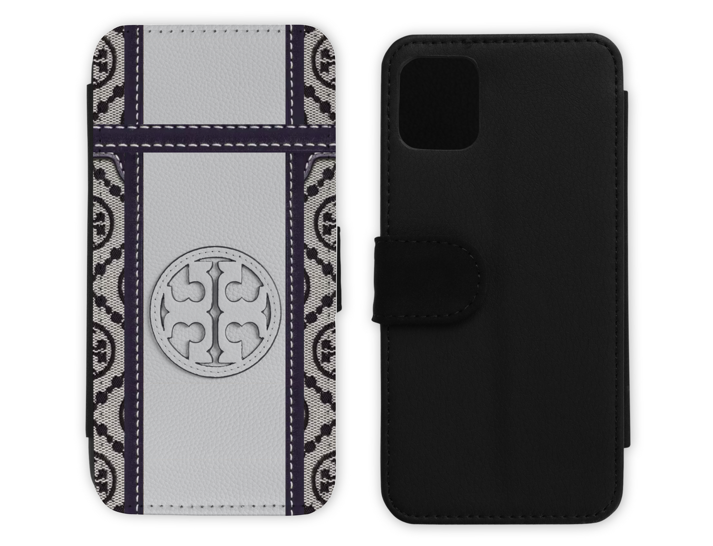 Tory Burch Inspired Leather Flip Case (004)