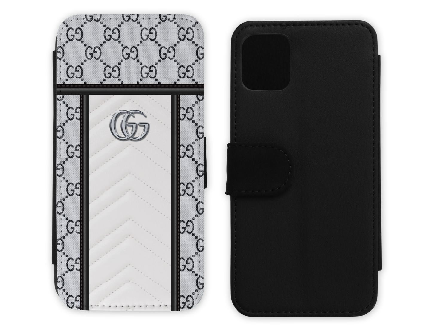 Gucci Inspired Leather Flip Case (004)