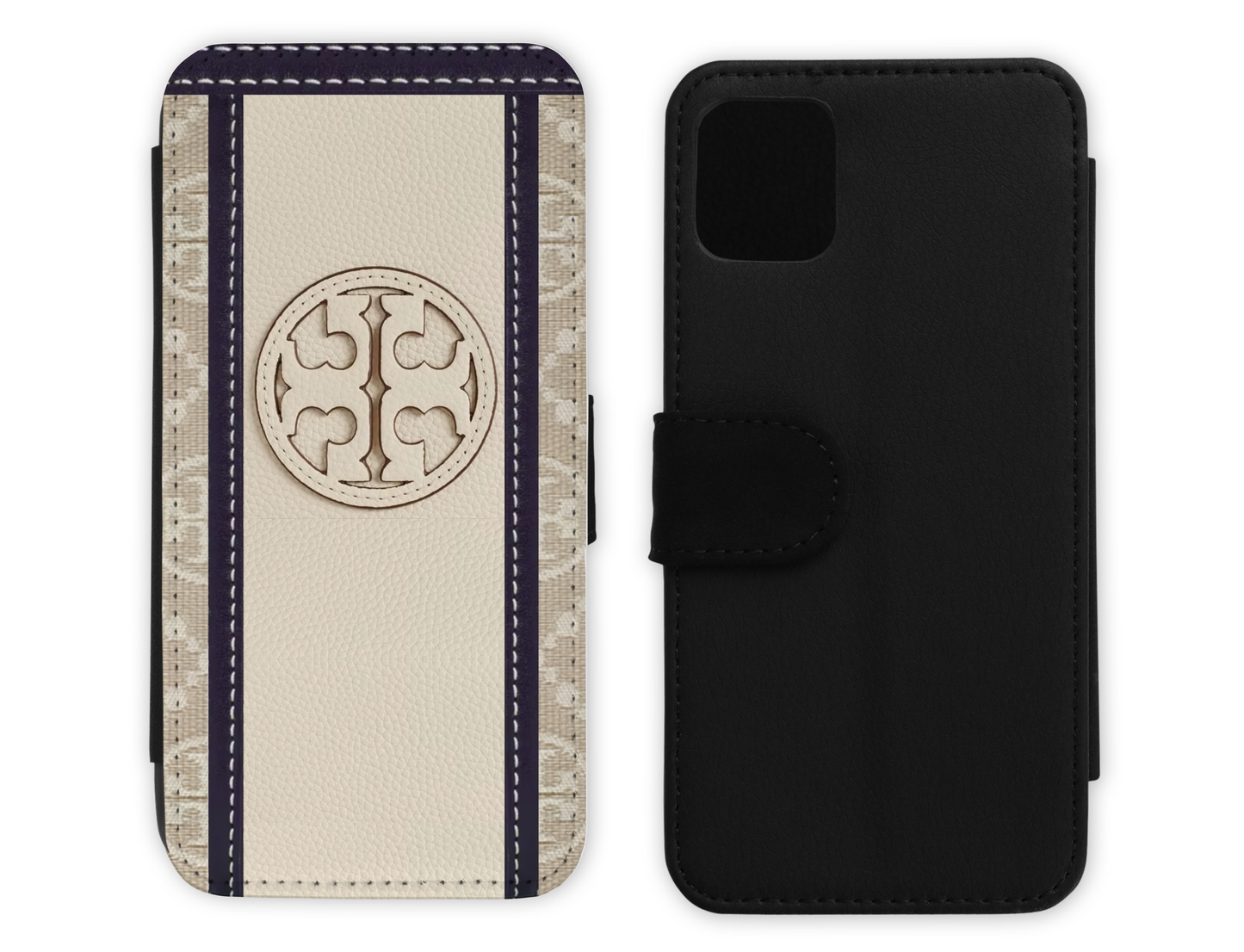 Tory Burch Inspired Leather Flip Case (001)