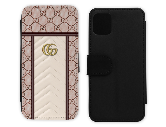 Gucci Inspired Leather Flip Case (001)