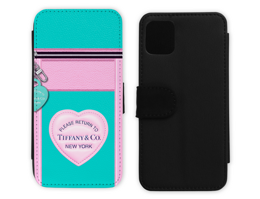 Tiffany Inspired Leather Flip Case (004)