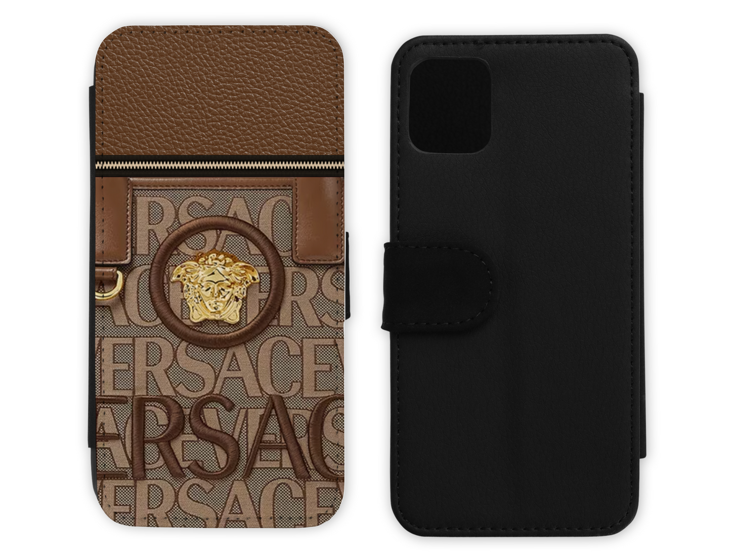 Versace Inspired Leather Flip Case (001)