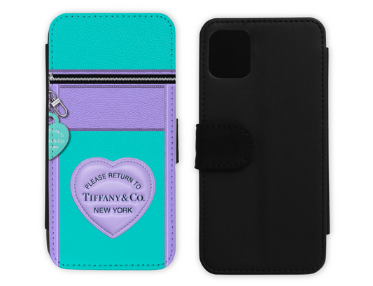 Tiffany Inspired Leather Flip Case (003)