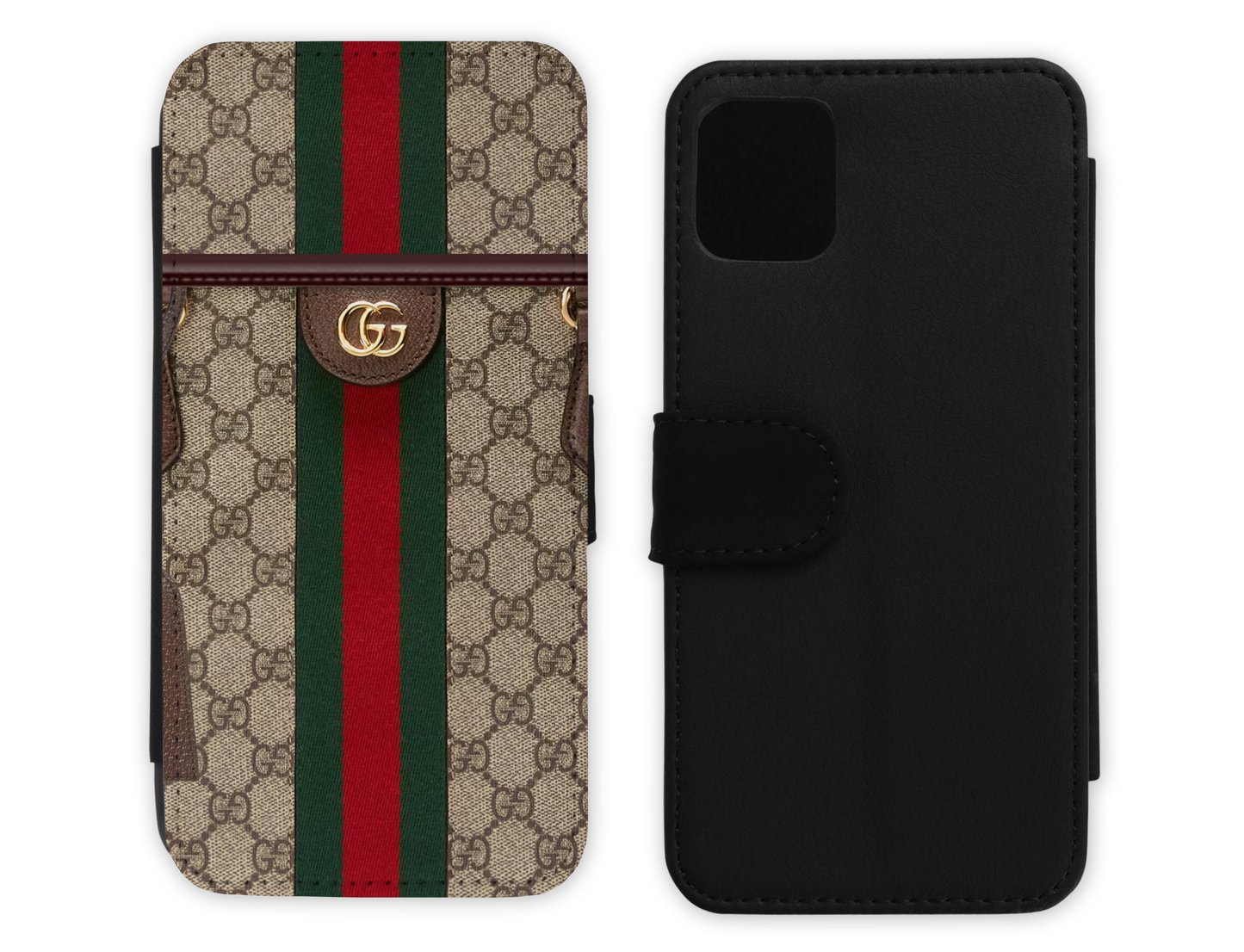 Gucci Inspired Leather Flip Case (012)