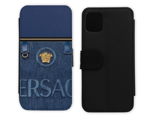 Versace Inspired Leather Flip Case (003)