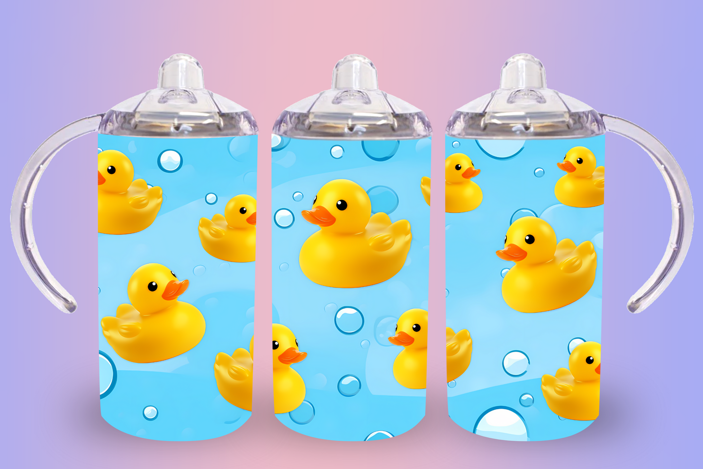 Fluffy Ducks Sippy Cup / Kids Bottle