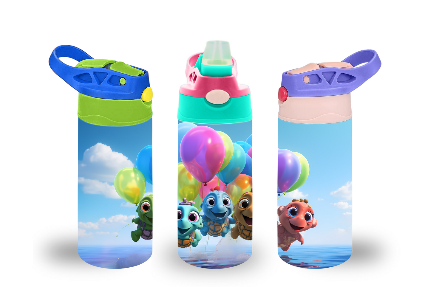 Flying Turtles Sippy Cup / Kids Bottle