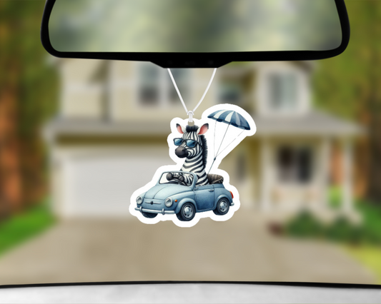 Flying Zebra Car Air Freshener