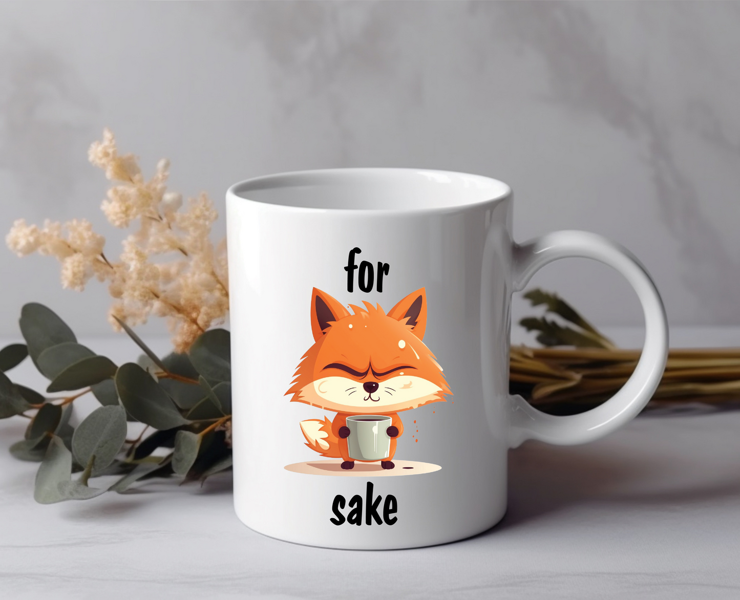 For Fox Sake Ceramic Mug