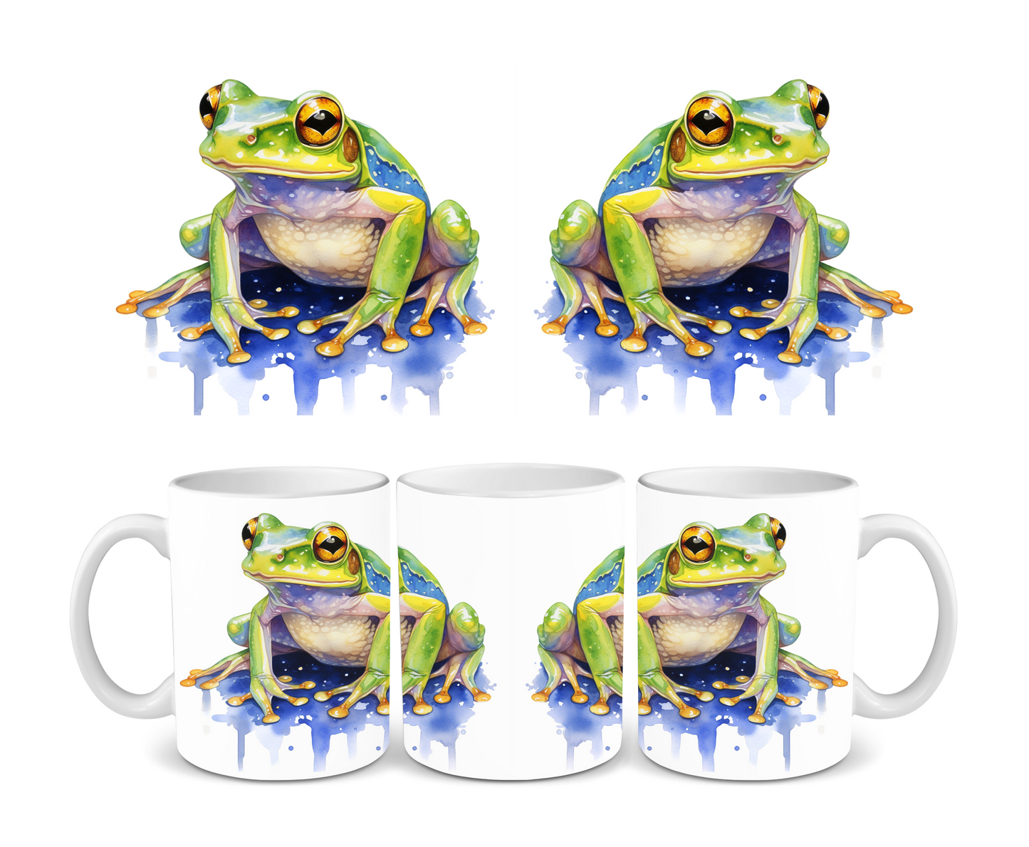 Frog Squat Ceramic Mug