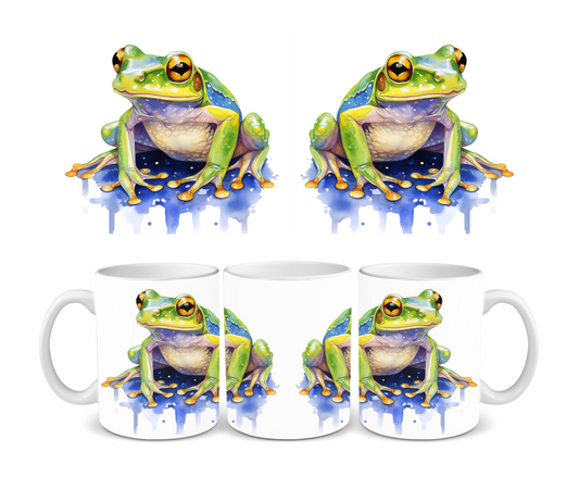 Frog Squat Ceramic Mug