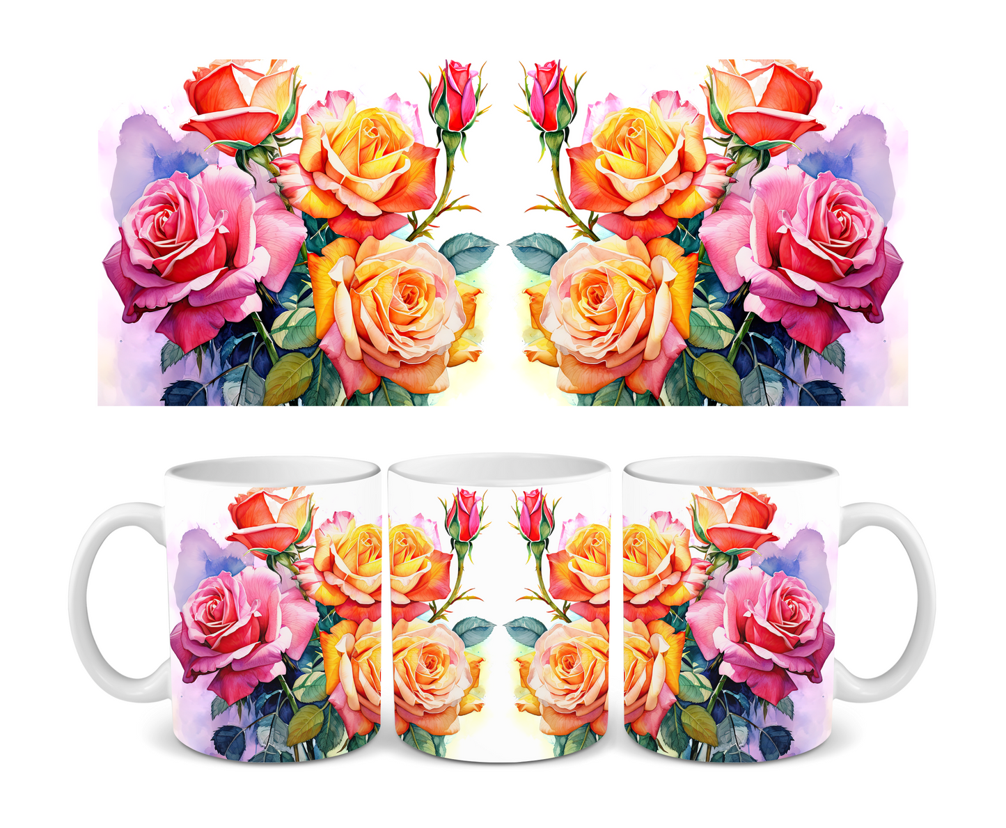 Full Bouquet Ceramic Mug