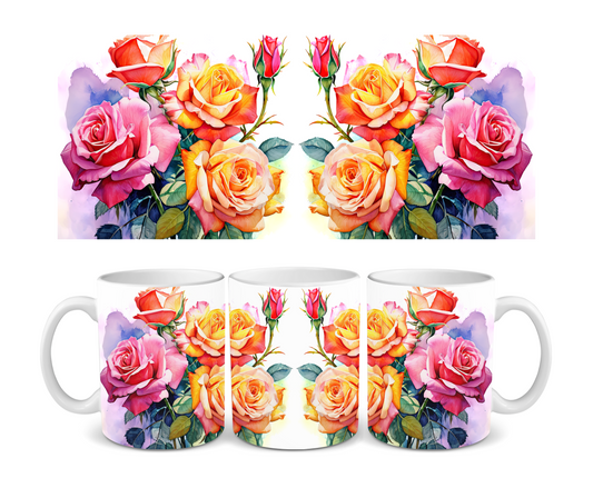 Full Bouquet Ceramic Mug