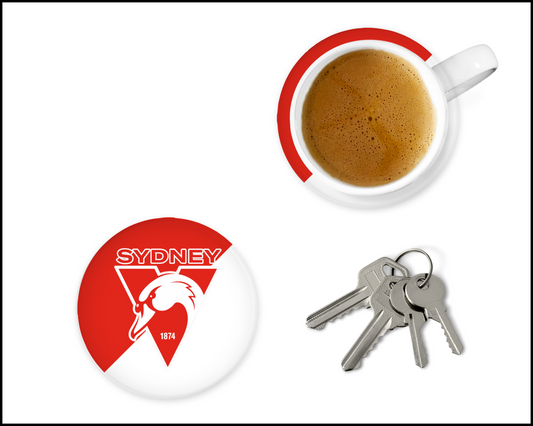 Sydney Swans Glass Coasters (001)