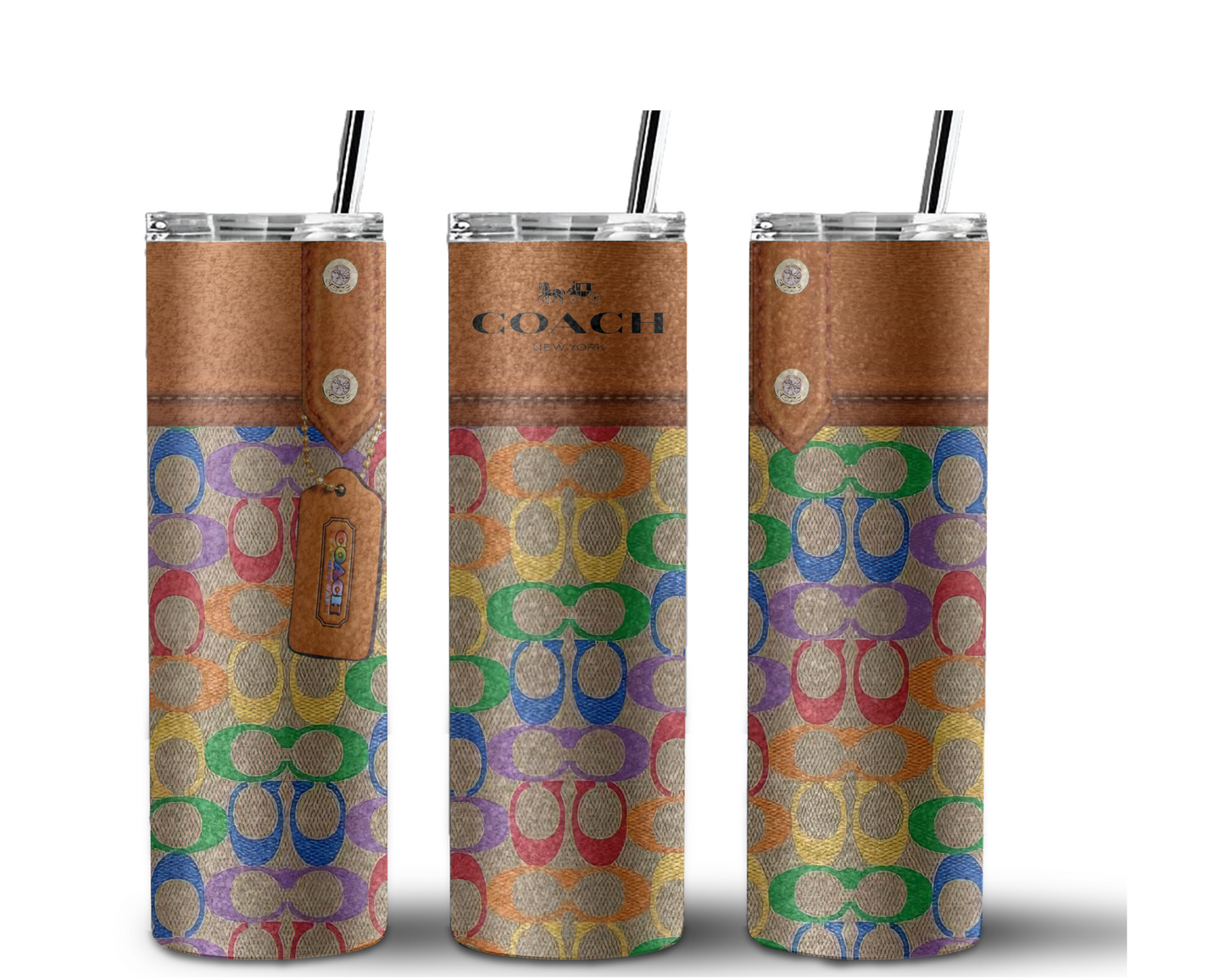 Coach Handbag Inspired Tumbler (081)