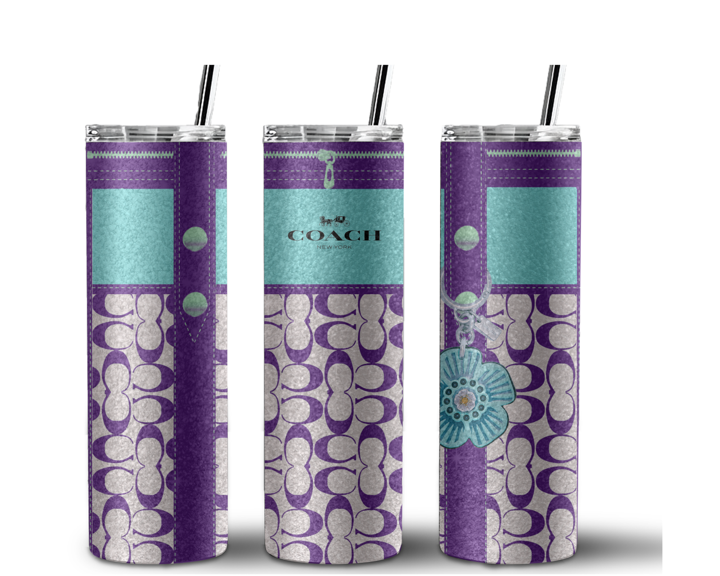 Coach Handbag Inspired Tumbler (120)