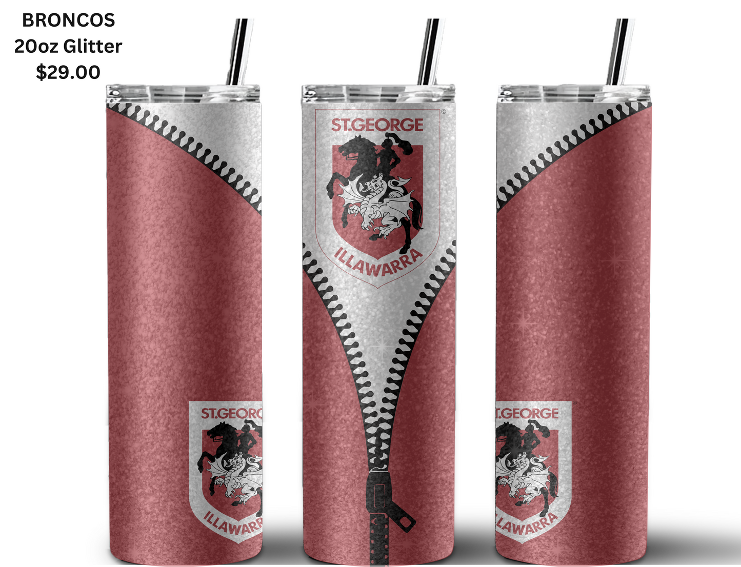 St George Dragons NRL Zip Tumbler