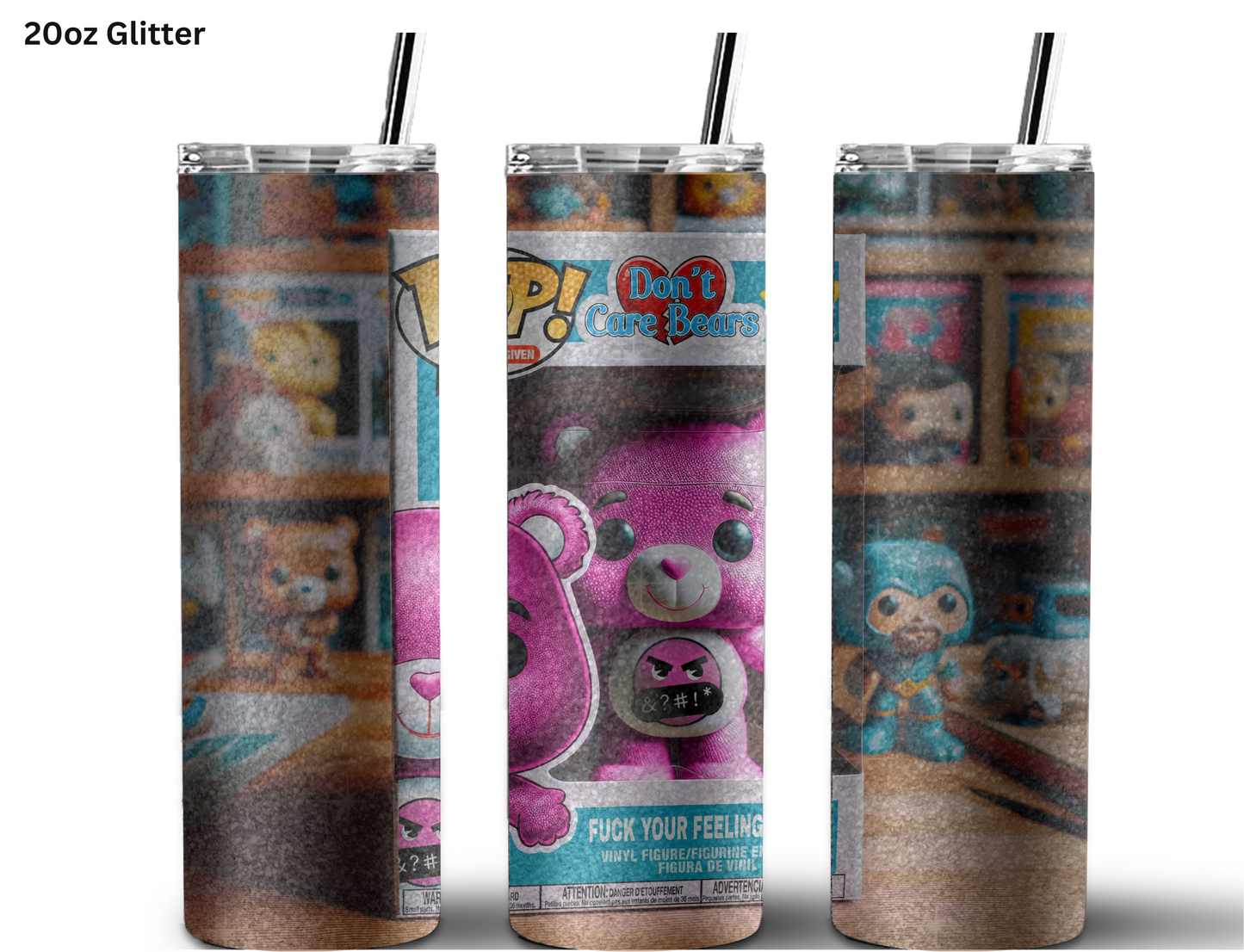 Don't Care Bear - Fuxk Your Feelings Tumbler