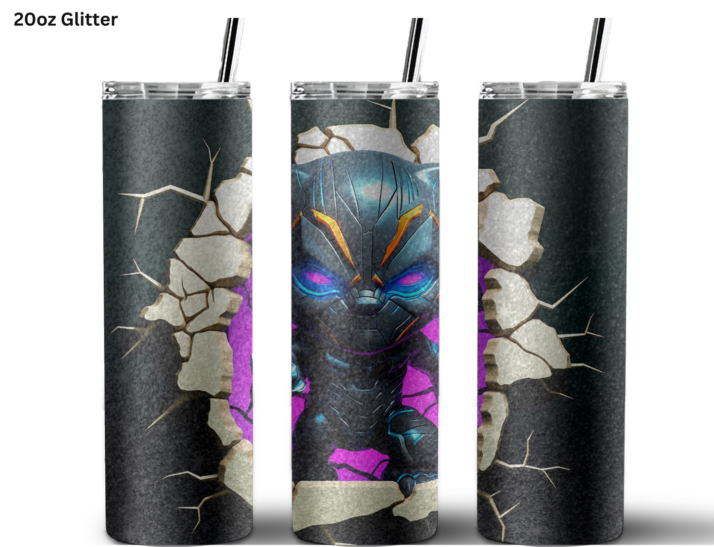 Baby Black Panther Wall Break Tumbler