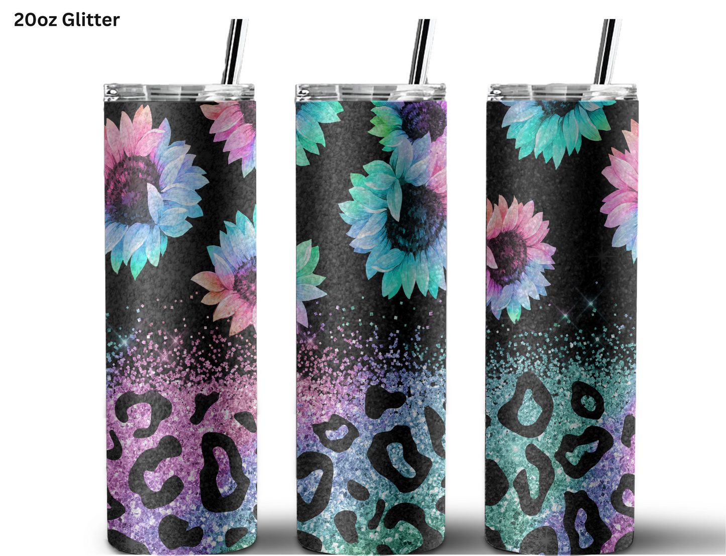 Rainbow Sunflowers Tumbler