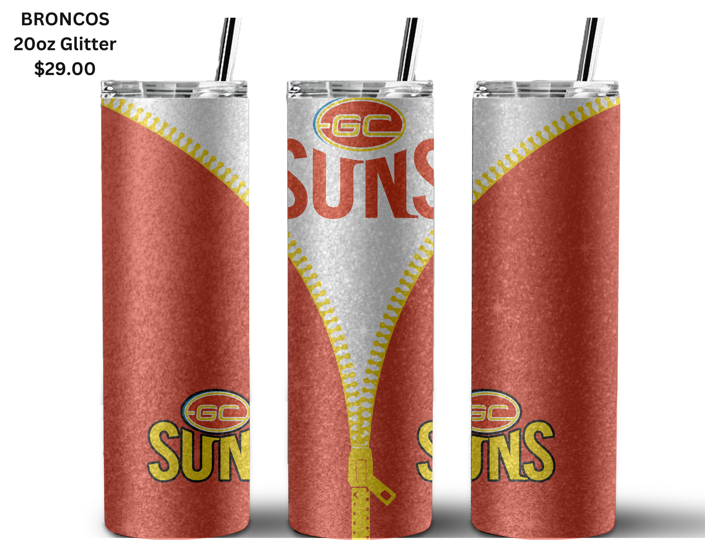 Gold Coast Suns  AFL Zip Tumbler