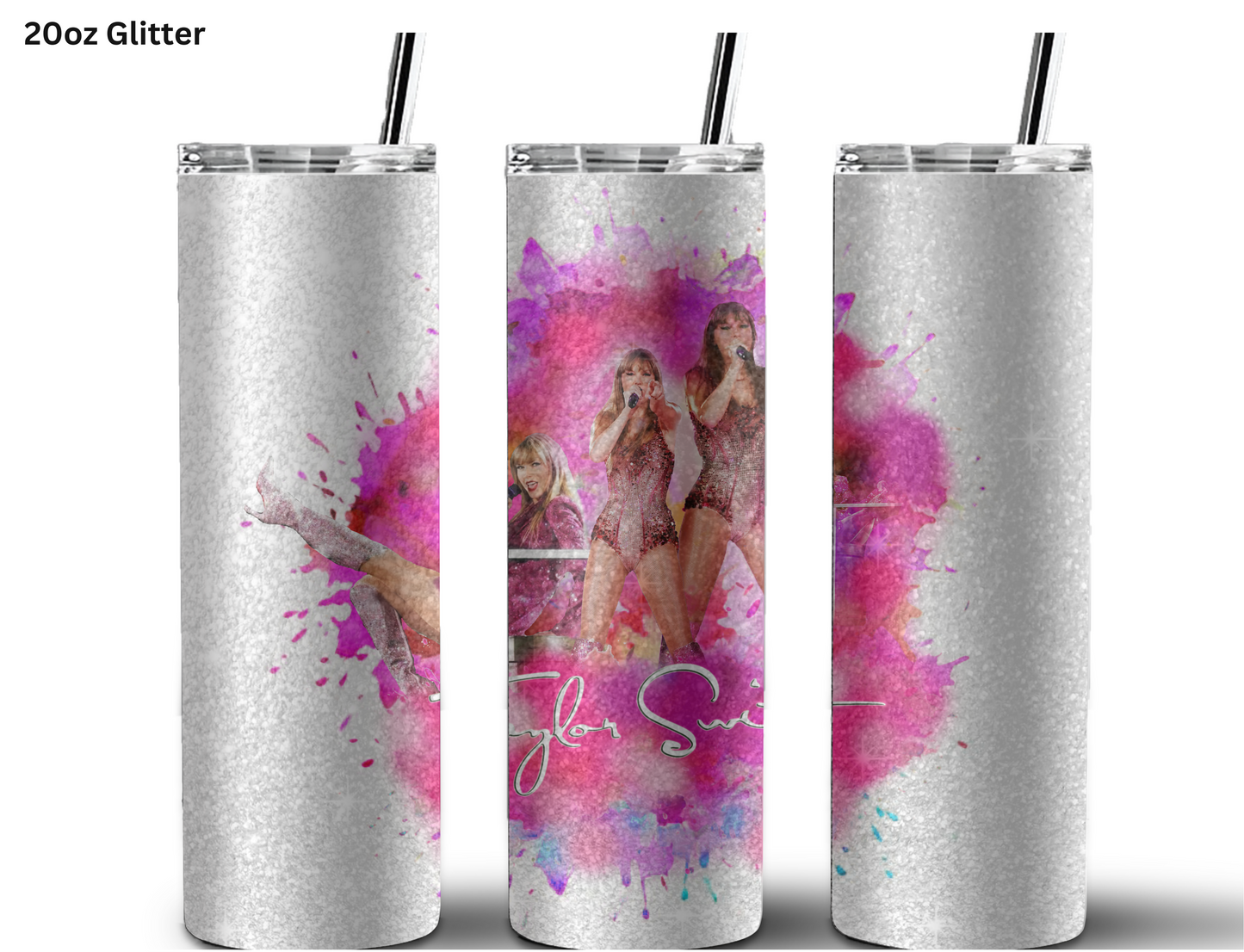 Taylor Swift (Bright Pink) Tumbler