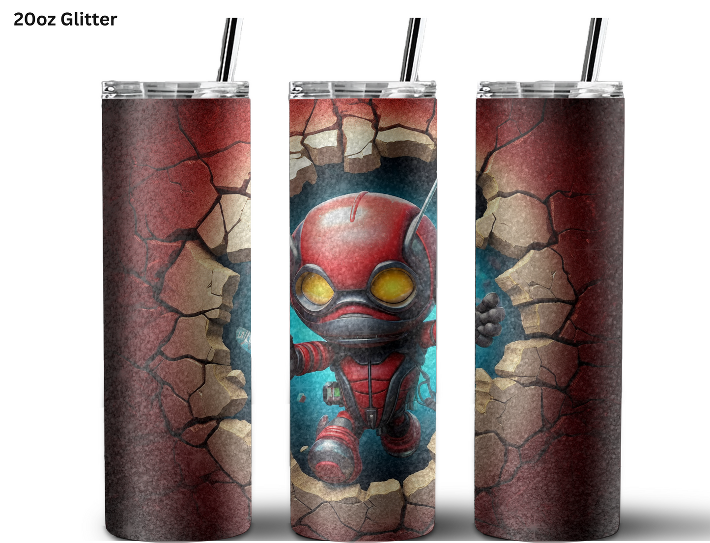 Baby Ant Man Wall Break Tumbler