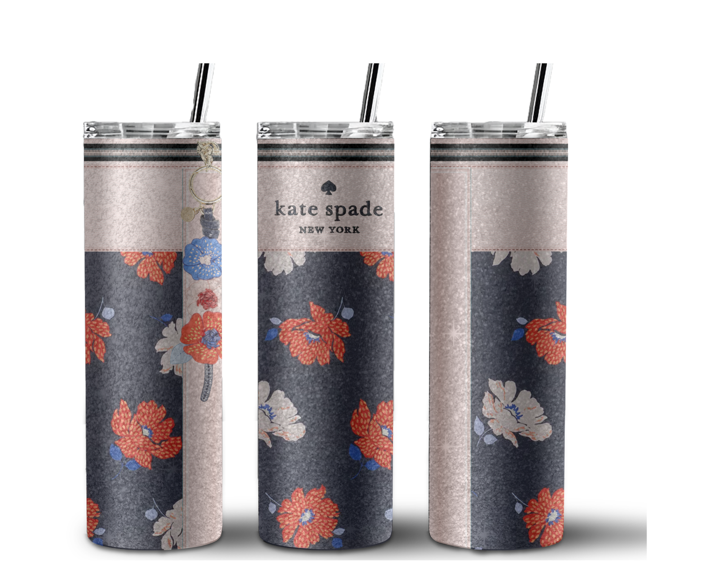 Katie Spade Handbag Inspired Tumbler (013)